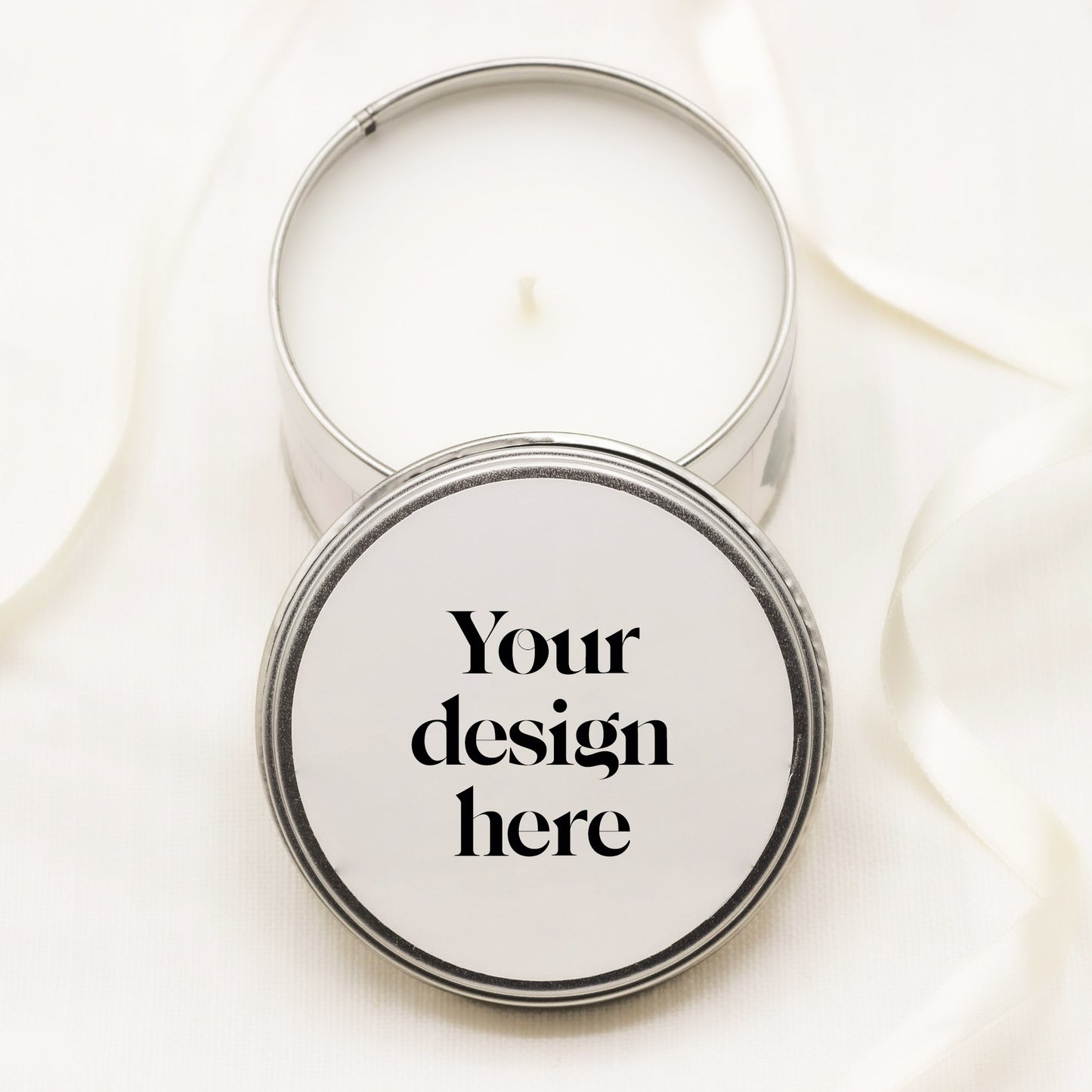 Bespoke candles with custom design