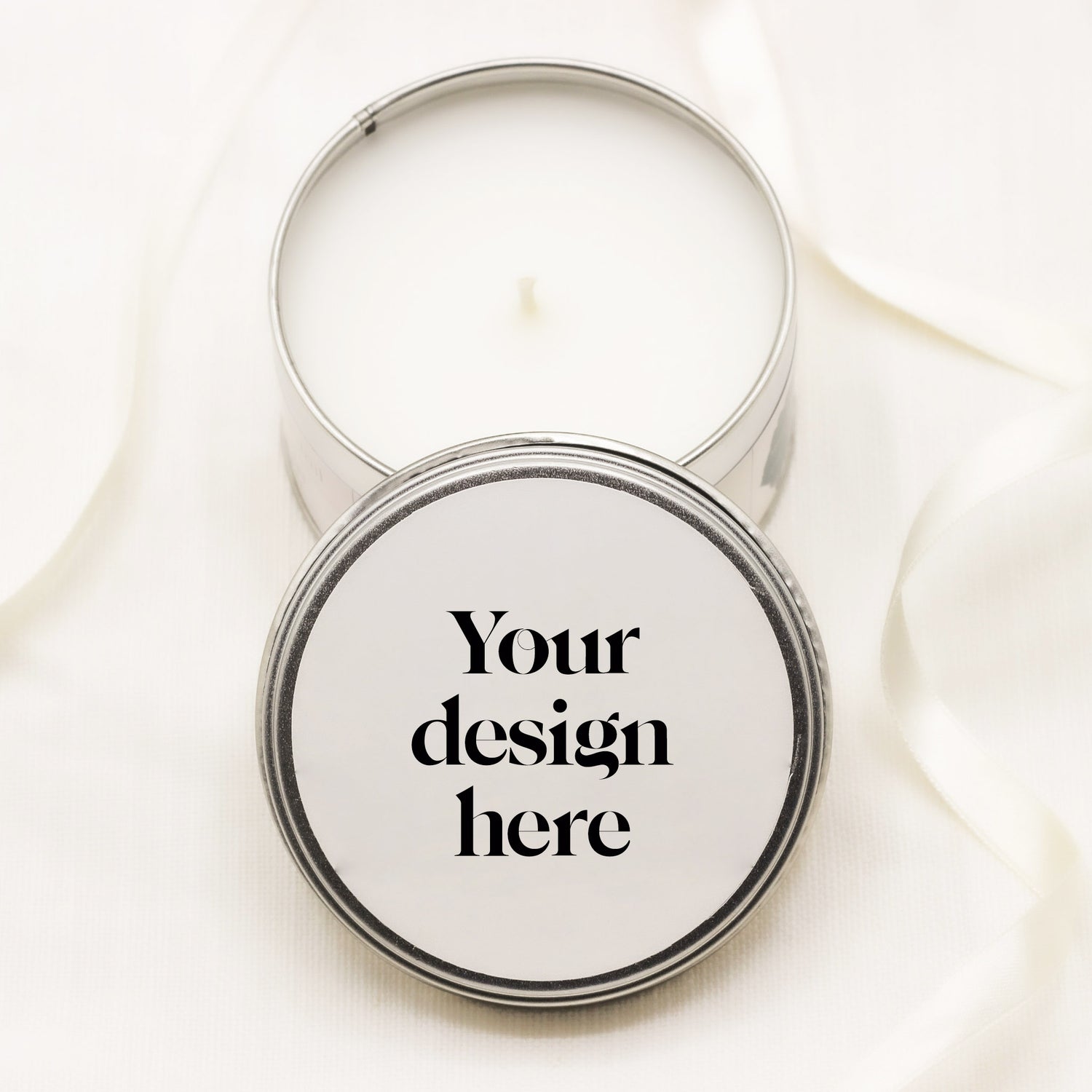 Bespoke candles with custom design