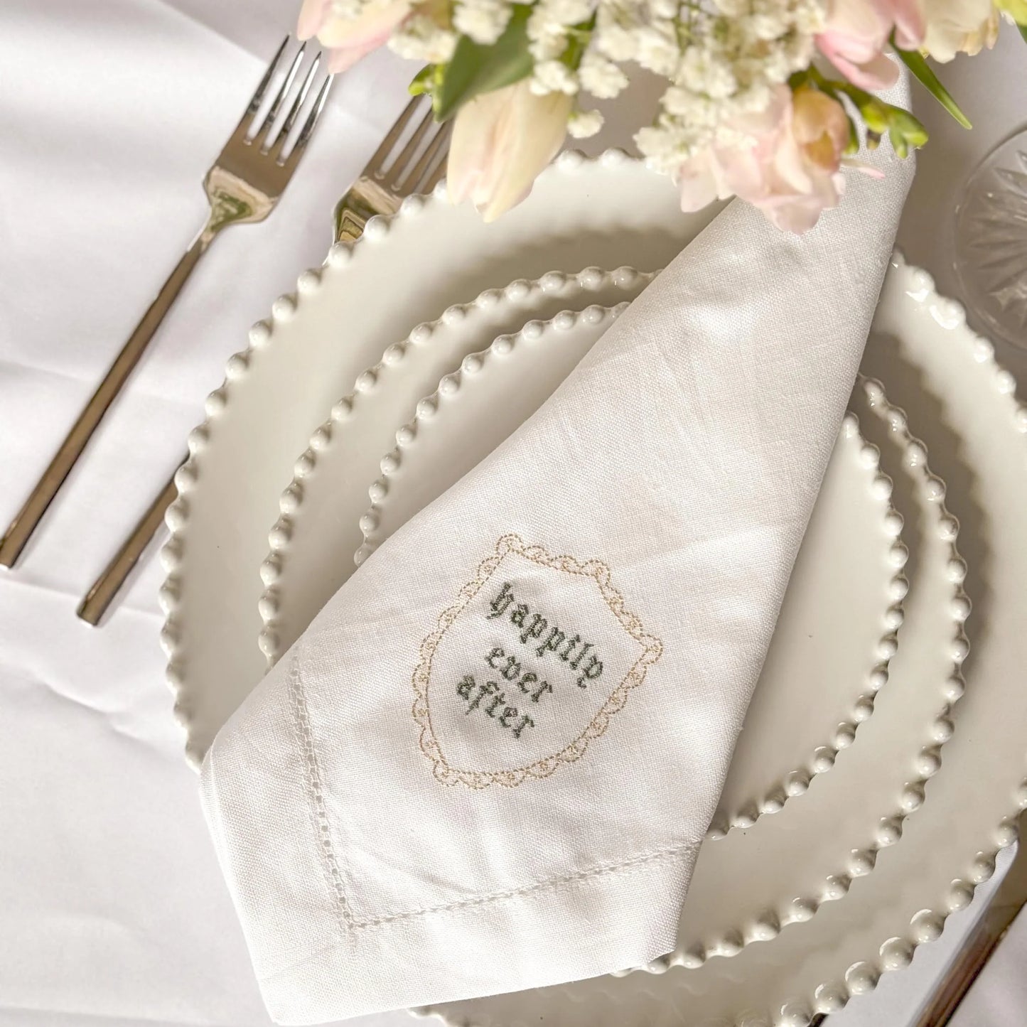 Bespoke shield napkins